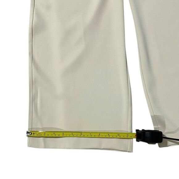 French Connection Women's Wide Leg Trouser Tan Size Medium - Picture 7 of 16